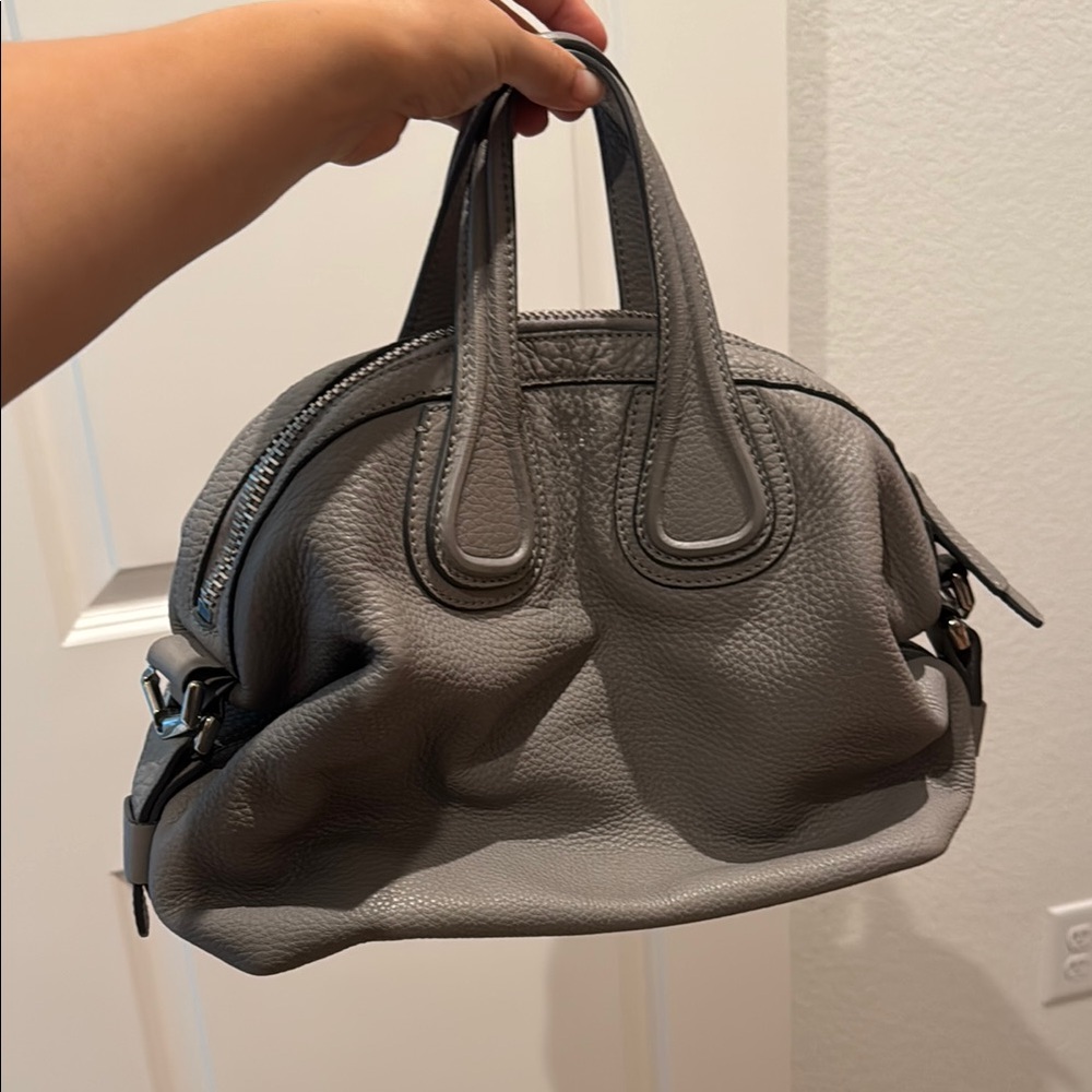 Givenchy Elegant Gray Satchel